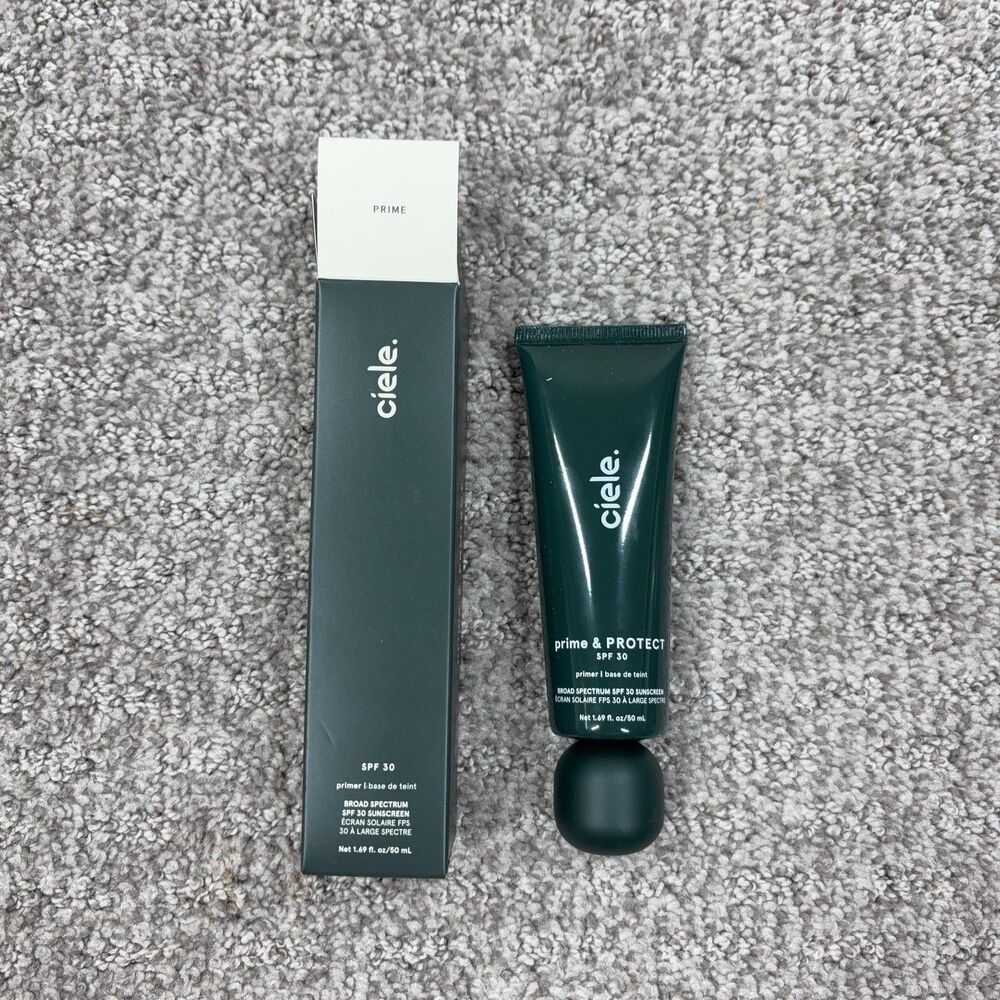 Ciele Prime & Protect SPF 30 Primer 1.6 Fl Oz Mineral SPF Makeup Base Face